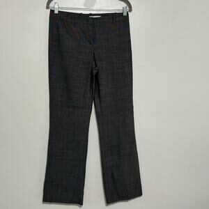 Boss by Hugo Boss Gray & White Micro Check Dress Pants  Sharp & Classic Size 2